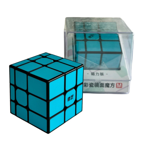 QiYi Tiled Mirror Cube Magnetic Blue