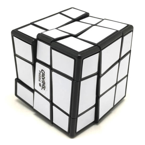 Calvin's Puzzle Oskar Sloppy 3x3x3 Cube with white Stickers Calvin's Puzzle Oskar Sloppy 3x3x3 Cube with white Stickers