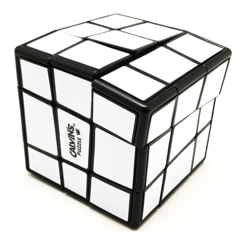 Calvin's Puzzle Oskar Sloppy 3x3x3 Cube with white Stickers Calvin's Puzzle Oskar Sloppy 3x3x3 Cube with white Stickers