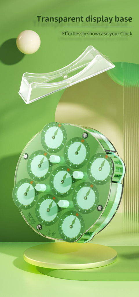 QiYi Magnetic Clock Green Limited Edition QiYi Magnetic Clock Green Limited Edition