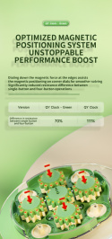 QiYi Magnetic Clock Green Limited Edition