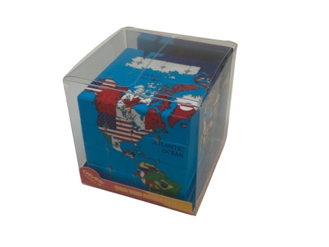 Calvin's Puzzle Flag World Map 4x4 Cube Calvin's Puzzle Flag World Map 4x4 Cube