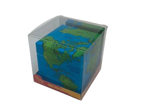 Calvin's Puzzle Standard World Map 4x4 Cube Calvin's Puzzle Standard World Map 4x4 Cube
