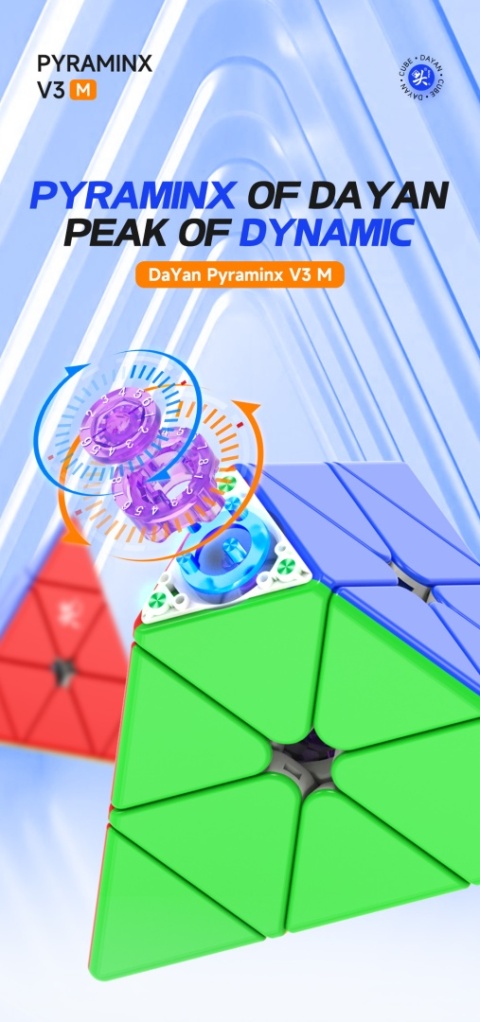 DaYan Pyraminx V3 Maglev UV DaYan Pyraminx V3 Maglev UV
