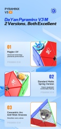 DaYan Pyraminx V3 Maglev UV DaYan Pyraminx V3 Maglev UV