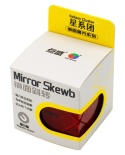 DianSheng Mirror Skewb Magnetic Transparent Red