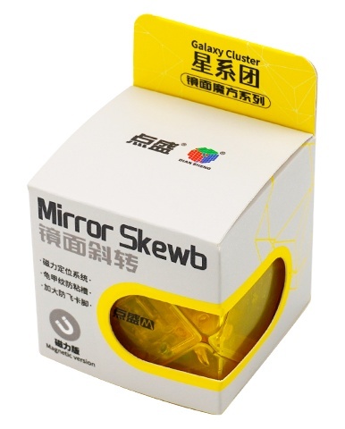 DianSheng Mirror Skewb Magnetic Transparent Yellow DianSheng Mirror Skewb Magnetic Transparent Yellow