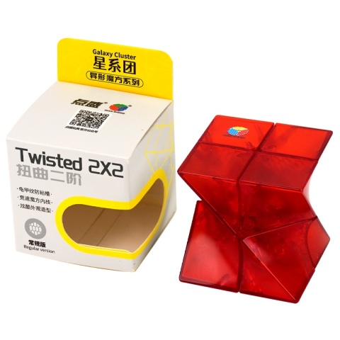 DianSheng Twisted 2x2 Transparent Red