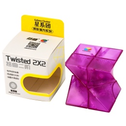 DianSheng Twisted 2x2 transparent Pink