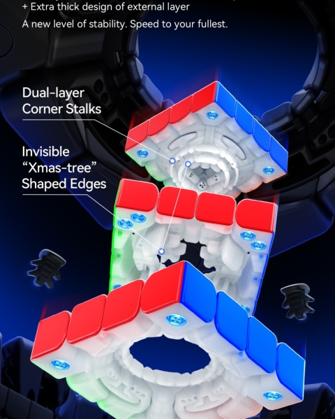 GAN 460 M 4x4 (V2) SP Frosted