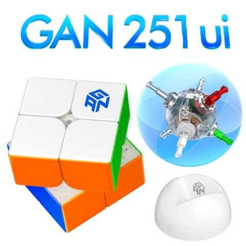 GAN251 2x2 ui UV Smart Cube