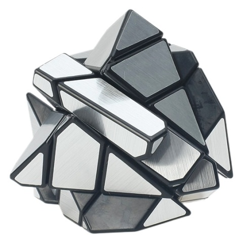 Ninja 3x3 Ghost Cube with Silver Stickers Ninja 3x3 Ghost Cube with Silver Stickers