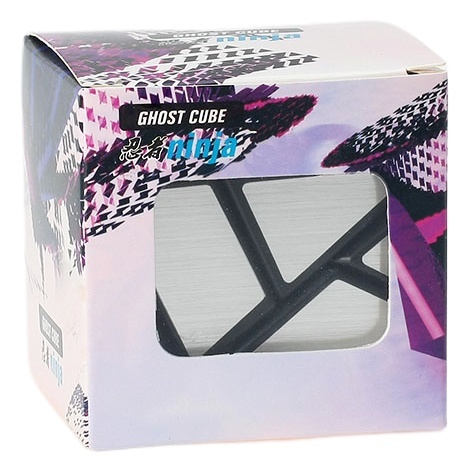 Ninja 3x3 Ghost Cube with Silver Stickers Ninja 3x3 Ghost Cube with Silver Stickers