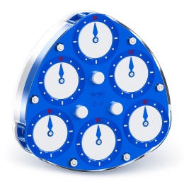 QY 3x3 Magic Clock Blue