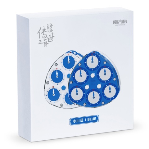 QY 3x3 Magic Clock Blue