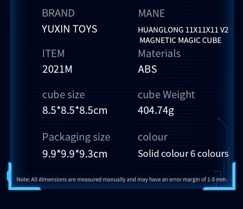 YuXin HuangLong 11x11 M V2